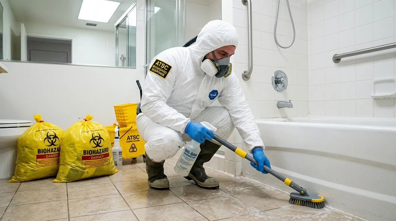 Decontamination equipment deployed for Blood Cleanup in Mahwah